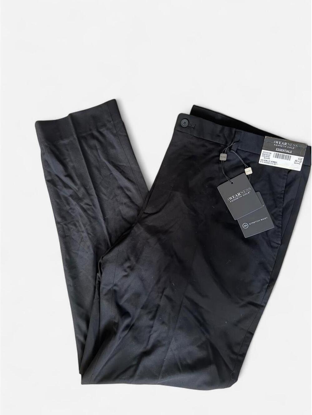 Kenneth Cole Men's Black Trousers